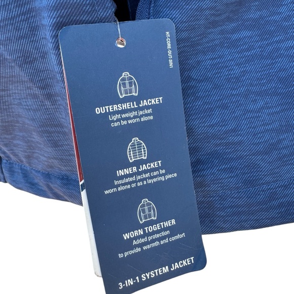 IZOD - Men's 3 - 1 Hooded Ski Jacket - Picture 5 of 11